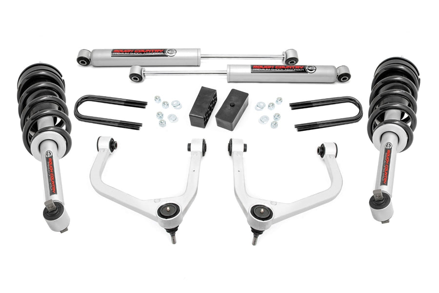 Rough Country - 3.5 Inch Lift Kit - N3 Struts - GMC Sierra 1500 2WD/4WD (2025)