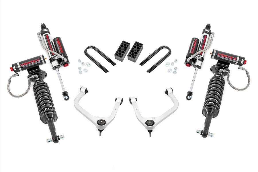 Rough Country - 3.5 Inch Lift Kit - Vertex - Rear Mono Leaf - Chevy Silverado 1500 (22-24)
