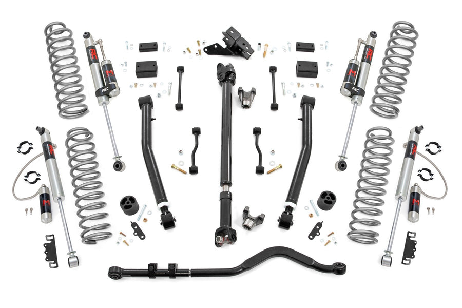 Rough Country - 3.5 Inch Lift Kit - Adj LCA - FR D/S - M1R - Jeep Wrangler JL Rubicon 4WD (18-23)