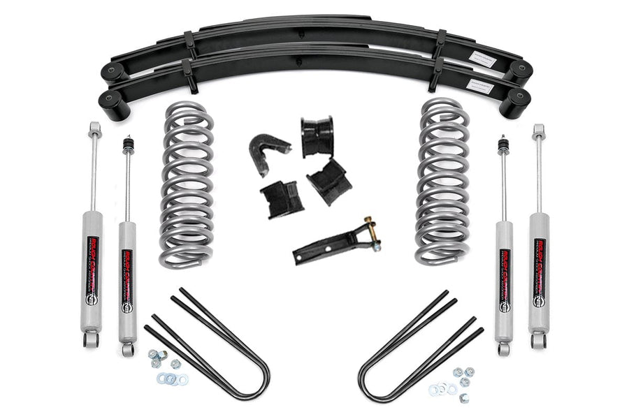 Rough Country - 4 Inch Lift Kit - Rear Springs - Ford Bronco 4WD (1978-1979)