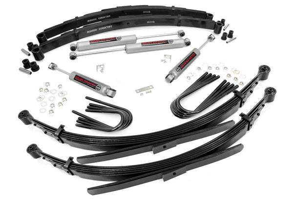 Rough Country - 2 Inch Lift Kit - 52 Inch RR Springs - Chevy Half-Ton Suburban/K5 Blazer (88-91)