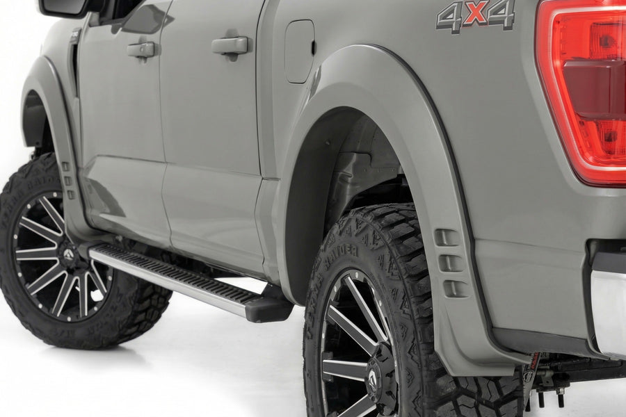 Rough Country - Fender Flares - SF1 - T9 Marsh Gray - Ford F-150 2WD/4WD (2021-2026) - F-F320210A-T9