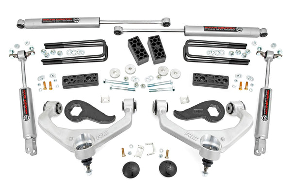 Rough Country - 3 Inch Lift Kit - Chevy/GMC Sierra 3500 HD/Silverado 3500 HD 2WD/4WD (20-25)