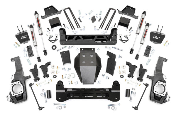 Rough Country - 7 Inch Lift Kit - Torsion Drop - V2 - Chevy/GMC 2500HD/3500HD (20-25)
