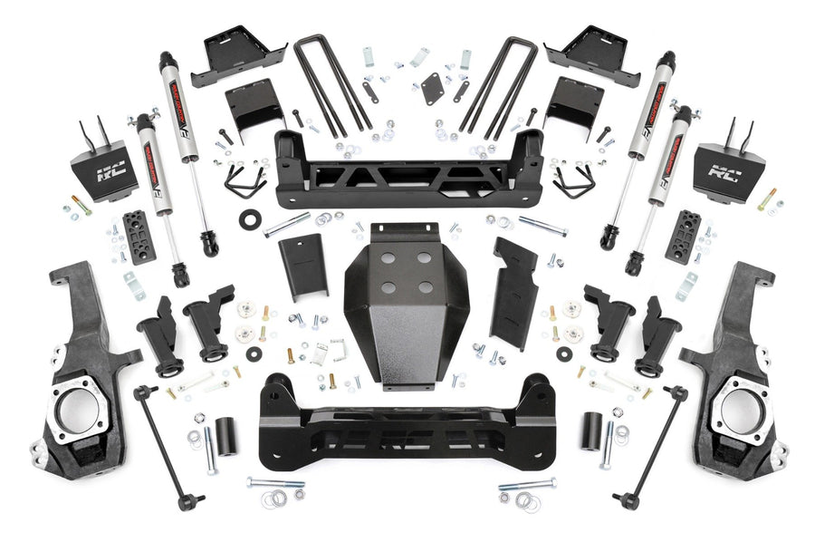 Rough Country - 7 Inch Lift Kit - Torsion Drop - V2 - Chevy/GMC 2500HD/3500HD (20-25)