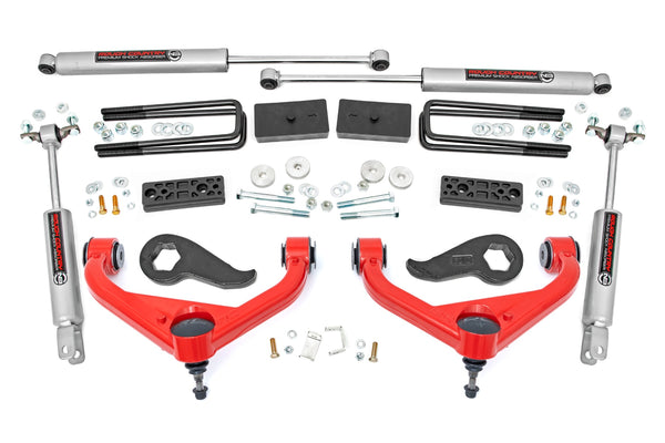 Rough Country - 3 Inch Lift Kit - W/ Overloads - Chevy/GMC 2500HD/3500HD (20-25)