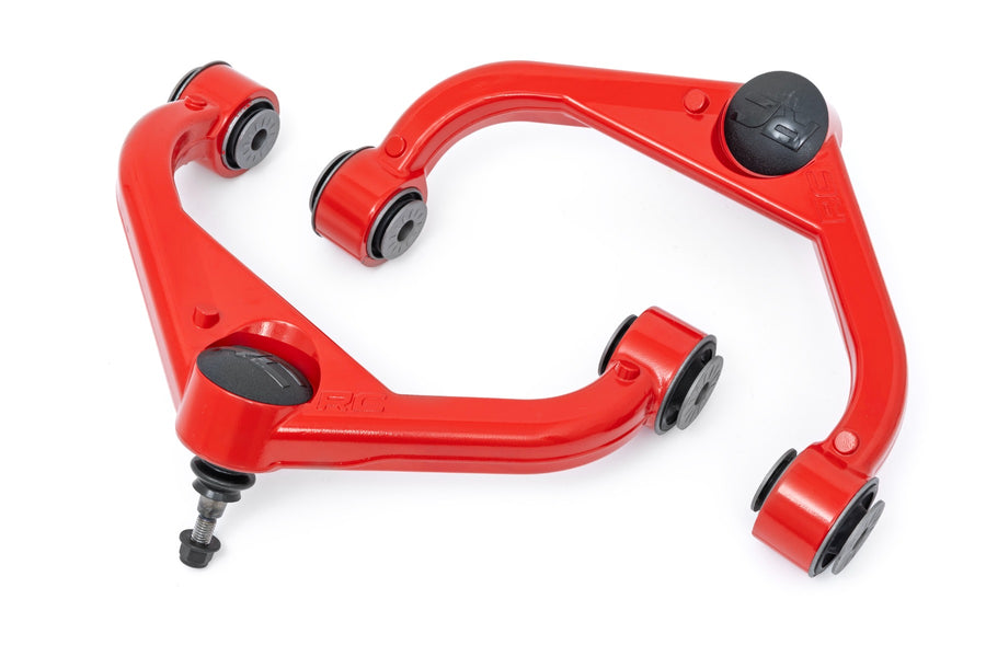 Rough Country - Red Forged Upper Control Arms - 3 Inch Lift - Chevy/GMC 2500HD/3500HD (20-25)