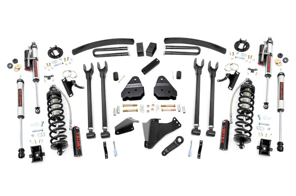 Rough Country - 6 Inch Lift Kit - Gas - 4 Link - OVLD - C/O Vertex - Ford F-250/F-350 Super Duty (05-07)