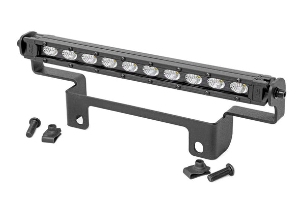 Rough Country - LED Light Kit - Bumper Mount - 10 In. Black Slimline - Honda Pioneer 1000