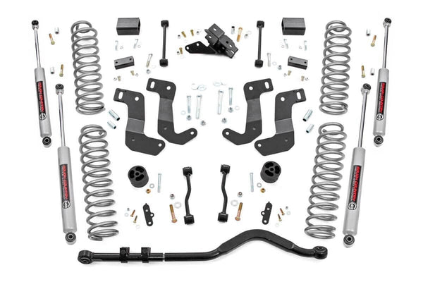 Rough Country - 3.5 Inch Lift Kit - C/A Drop - 4-Door - Jeep Wrangler Unlimited 4WD (24-25)