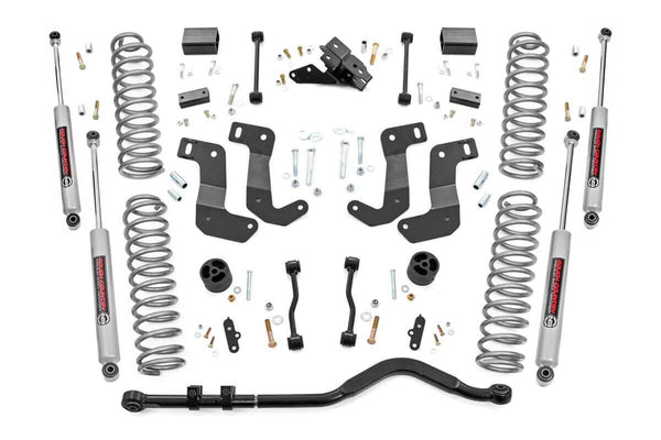 Rough Country - 3.5 Inch Lift Kit - C/A Drop - 4-Door - Jeep Wrangler JL 4WD (2021-2023)