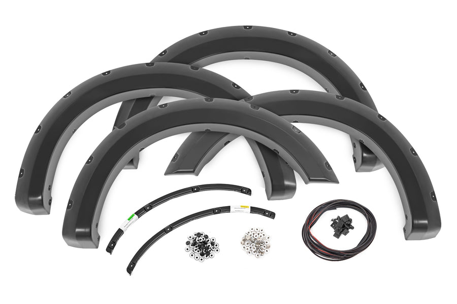 Rough Country - Pocket Fender Flares - DR Avalanche - Ford F-250/F-350 Super Duty (23-26) - F-F20231-DR