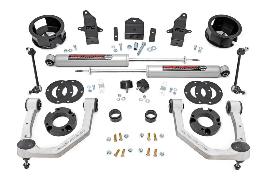 Rough Country - 3.5 Inch Lift Kit - N3 - Toyota Land Cruiser 4WD (2024-2025)