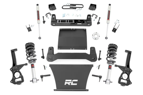 Rough Country - 6 Inch Lift Kit - Mono Leaf Rear - M1 Struts/M1 - Chevy Silverado 1500 (25-26) - 111640