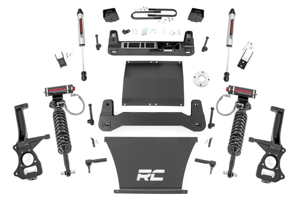 Rough Country - 6 Inch Lift Kit - Mono Leaf Rear - Vertex/V2 - Chevy Silverado 1500 (25-26) - 111657