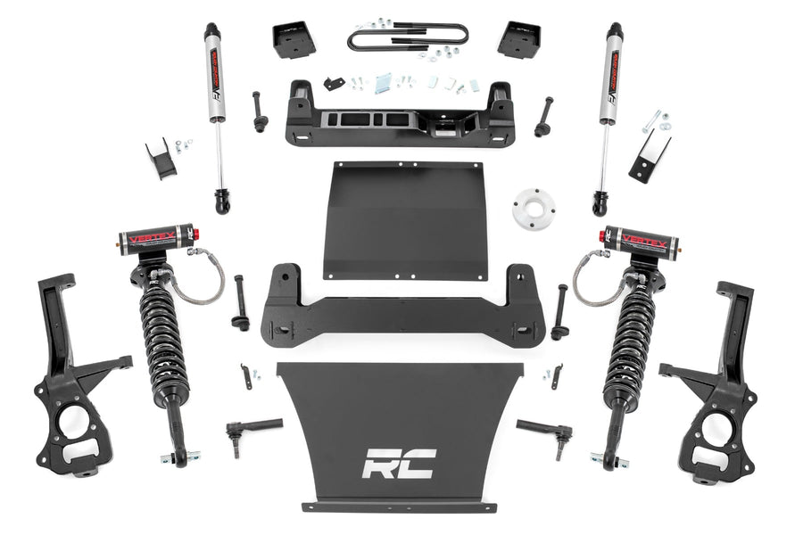 Rough Country - 6 Inch Lift Kit - Mono Leaf Rear - Vertex/V2 - Chevy Silverado 1500 (25-26) - 111657