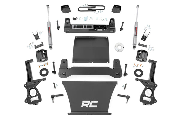 Rough Country - 6 Inch Lift Kit - Mono Leaf Rear - N3 - GMC Sierra 1500 2WD (2025-2026) - 111530