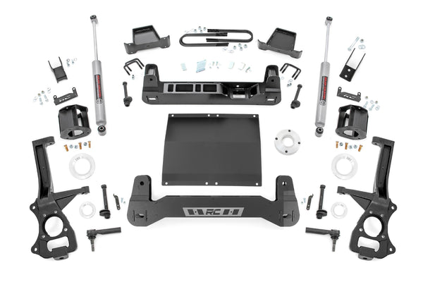 Rough Country - 6 Inch Lift Kit - Diesel - GMC Sierra 1500 2WD (2025-2026) - 111330D