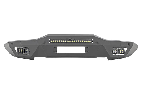 Rough Country - Front Bumper - Modular - Full Wings - Amber DRL - Ford Bronco 4WD (2021-2025)