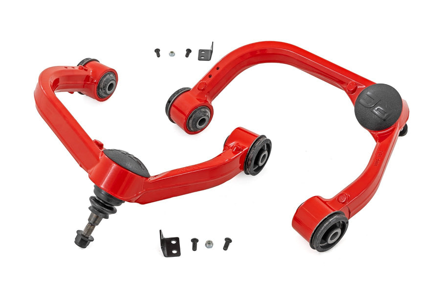 Rough Country - Red Forged Upper Control Arms - 3 Inch Lift - Ford F-150 4WD (2021-2025)