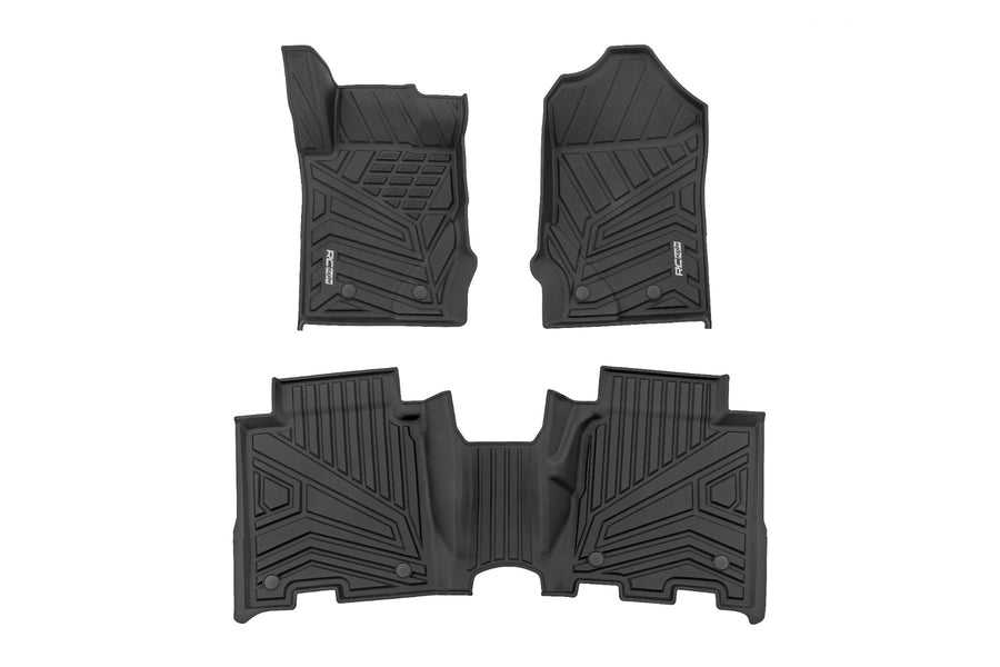 Rough Country - Floor Mats - Front & Rear - Ford Bronco 4WD (2021-2025)