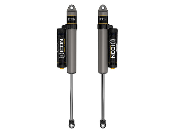 ICON 2018-2023 Jeep Wrangler JL 2.5" Lift Rear V.S. 2.5 Aluminum Series Shock Absorbers Piggyback Reservoir Pair