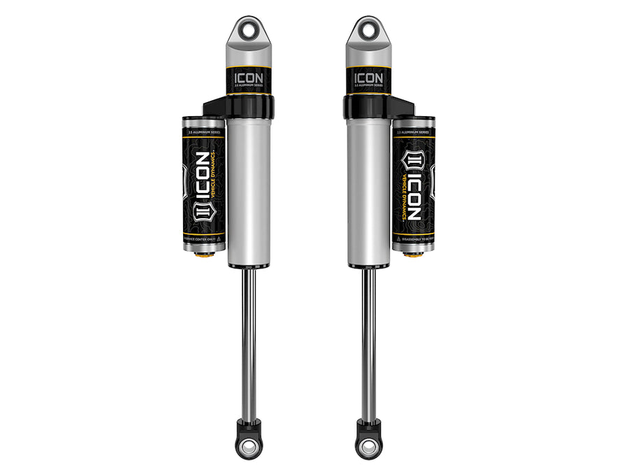 ICON 2003-2024 Toyota 4Runner/2005-2023 Toyota Tacoma/2007-2014 Toyota FJ Cruiser Front 2.5 VS Long Travel Piggyback Reservoir Secondary Shocks Pair