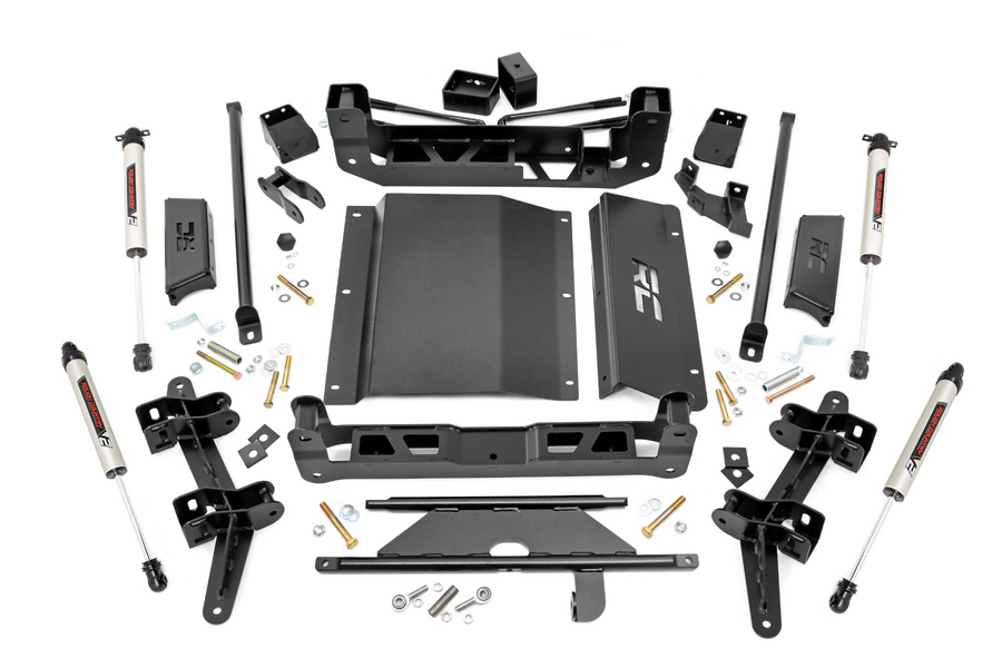 Rough Country - 4 Inch Lift Kit - V2 - Chevy C1500/K1500 Truck & SUV 4WD (1988-1999)
