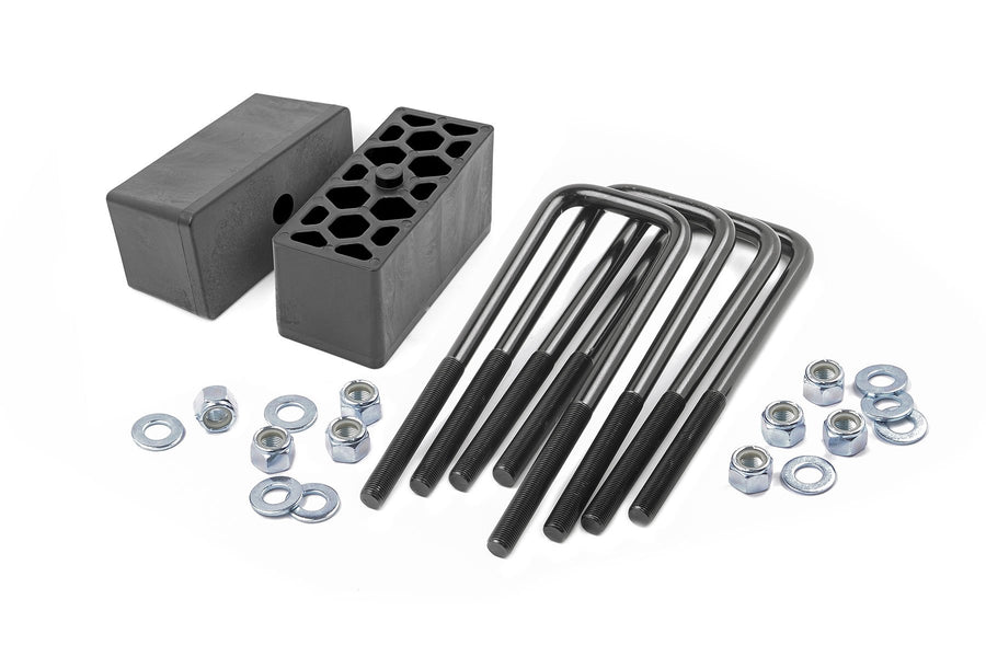 Rough Country - 2.5 Inch Block & U-Bolt Kit - Chevy/GMC 1500 (99-25)