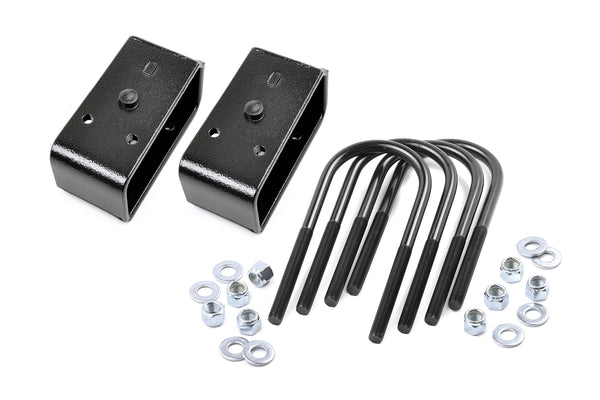 Rough Country - 2 Inch Block & U-Bolt Kit - Ford F-250 Super Duty 2WD/4WD (2005-2010)