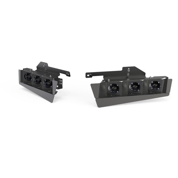 Tiny Monster 411R2 Concept Pod Mini Gen 2 Raptor Steel Bumper Triple Light Kit