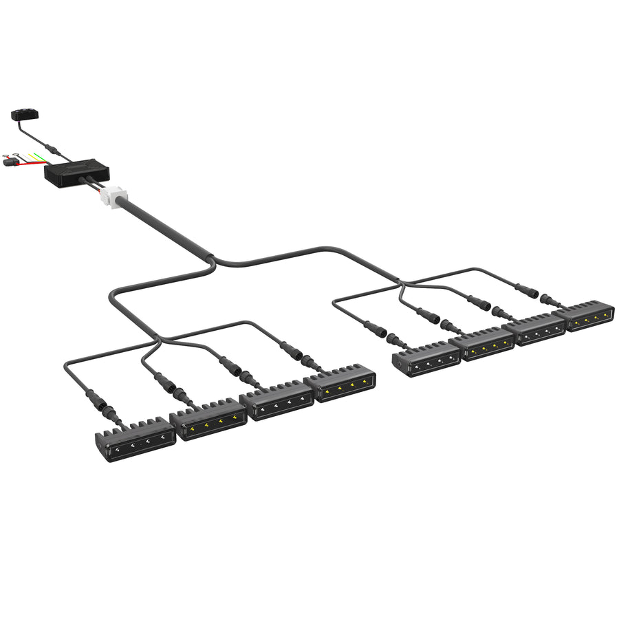 Tiny Monster 4138D Concept Pod Mini III 3" Rectangular Pod White Or Yellow Driving Beam