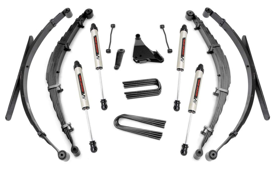 Rough Country - 6 Inch Lift Kit - Rear Springs - V2 - Ford F-250/F-350 Super Duty 4WD (1999)