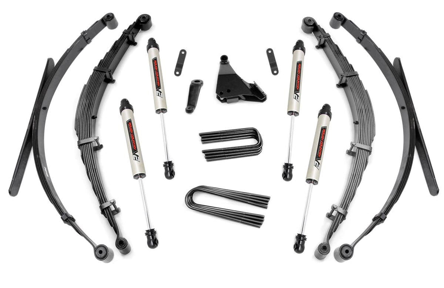 Rough Country - 6 Inch Lift Kit - Rear Springs - V2 - Ford F-250/F-350 Super Duty 4WD (99-04)