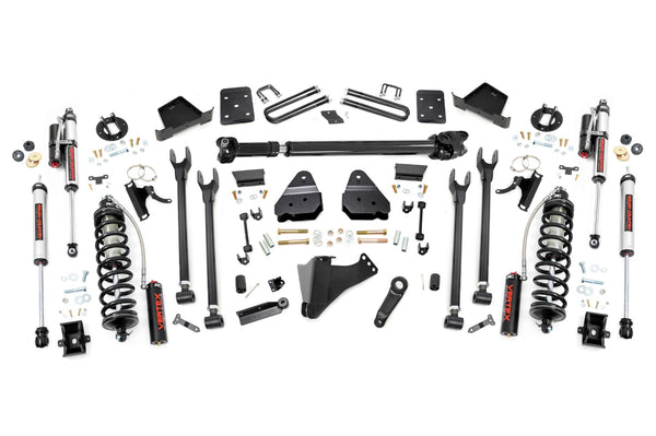 Rough Country - 6 Inch Lift Kit - Diesel - 4-Link - FR D/S - C/O Vertex - Ford F-250/F-350 Super Duty (17-22)