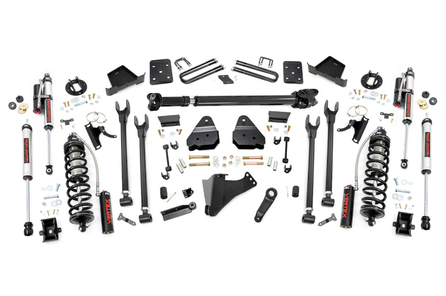 Rough Country - 6 Inch Lift Kit - 4-Link - No OVLD - D/S - C/O Vertex - Ford F-250/F-350 Super Duty (17-22)