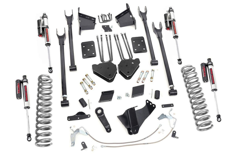 Rough Country - 6 Inch Lift Kit -4-Link - No OVLD - Vertex - Ford F-250 Super Duty 4WD (15-16)