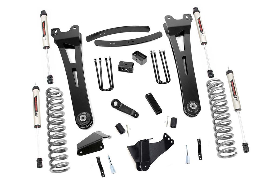Rough Country - 6 Inch Lift Kit - Diesel - Radius Arm - V2 - Ford F-250/F-350 Super Duty (05-07)