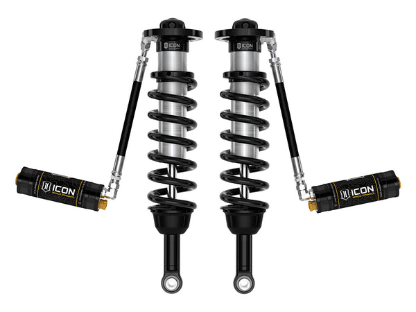ICON 2025 Toyota 4Runner 2WD 1.25-3" Lift Front 2.5 Series Coilover Kit Remote Reservoir W/ CDCV