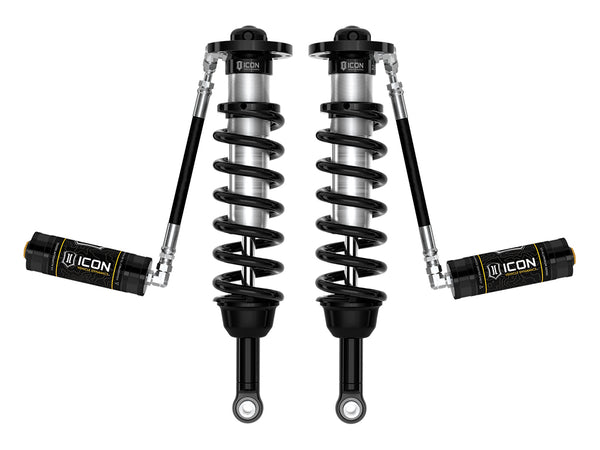 ICON 2025 Toyota 4Runner 2WD 1.25-3" Lift Front 2.5 Series Coilover Kit Remote Reservoir
