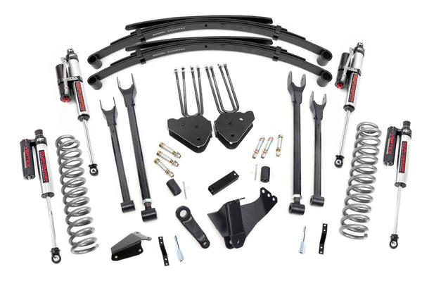 Rough Country - 8 Inch Lift Kit - 4 Link - RR Springs - Vertex - Ford F-250/F-350 Super Duty (05-07)
