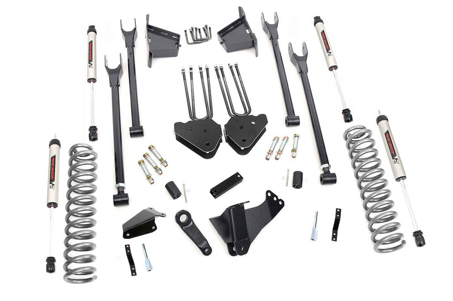Rough Country - 8 Inch Lift Kit - 4 Link - RR Blocks - V2 - Ford F-250/F-350 Super Duty (05-07)