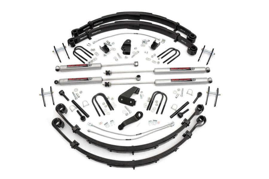 Rough Country - 6 Inch Lift Kit - Manual Steer - Jeep Wrangler YJ 4WD (1987-1995)