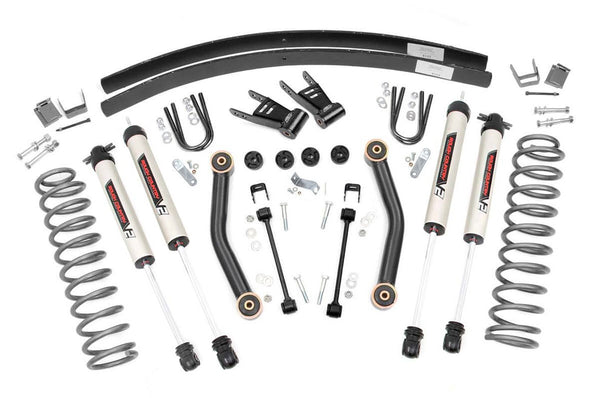 Rough Country - 4.5 Inch Lift Kit - V2 - Rear AAL - Jeep Cherokee XJ 2WD/4WD (1984-2001)