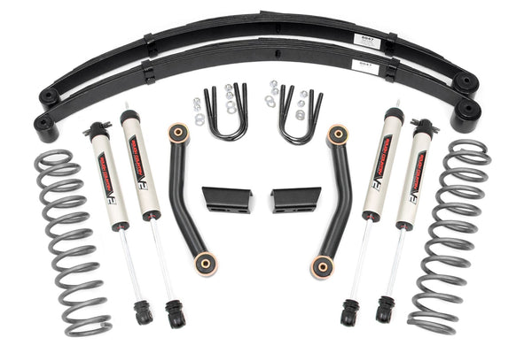 Rough Country - 3 Inch Lift Kit - Series II - RR Springs - V2 - Jeep Cherokee XJ (84-01)