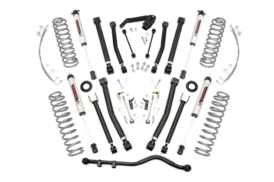 Rough Country - 4 Inch Lift Kit - X-Series - V2 - Jeep Wrangler JK 4WD (2007-2018)