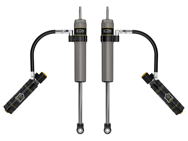 ICON 2023-2025 Ford F-250/F-350 Super Duty 4WD 4.5” Lift Front V.S. 2.5 Aluminum Series Shocks Remote Reservoir W/ CDEV Pair