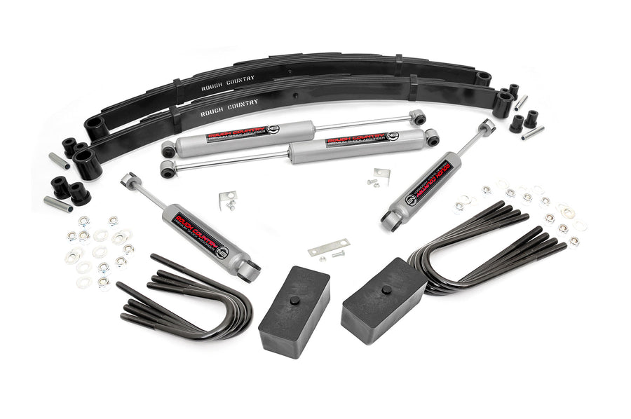Rough Country - 2 Inch Lift Kit - Rear Blocks - Chevy/GMC 3/4-Ton Suburban 4WD (1988-1991)