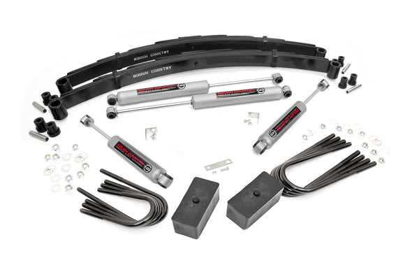 Rough Country - 2 Inch Lift Kit - Rear Blocks - Chevy/GMC 3/4-Ton Suburban/C20/K20 Truck/C25/K25 Truck (73-76)