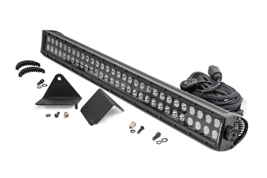 Rough Country - LED Light - Under Bed - 30 In. Black Dual Row - Can-Am Defender HD 5/HD 8/HD 9/HD 10